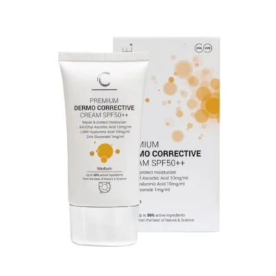 Clinicare Koreguojamasis kremas SPF50++ su spalva