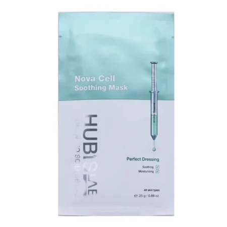 Hubislab E+ Epiderma Nova Cell drėkinanti lakštinė veido kaukė 5vnt.