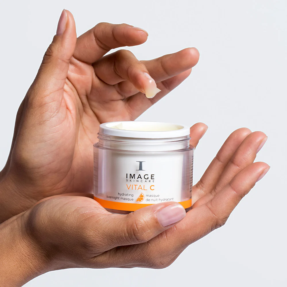 IMAGE Skincare Vital C Drėkinamoji naktinė veido kaukė