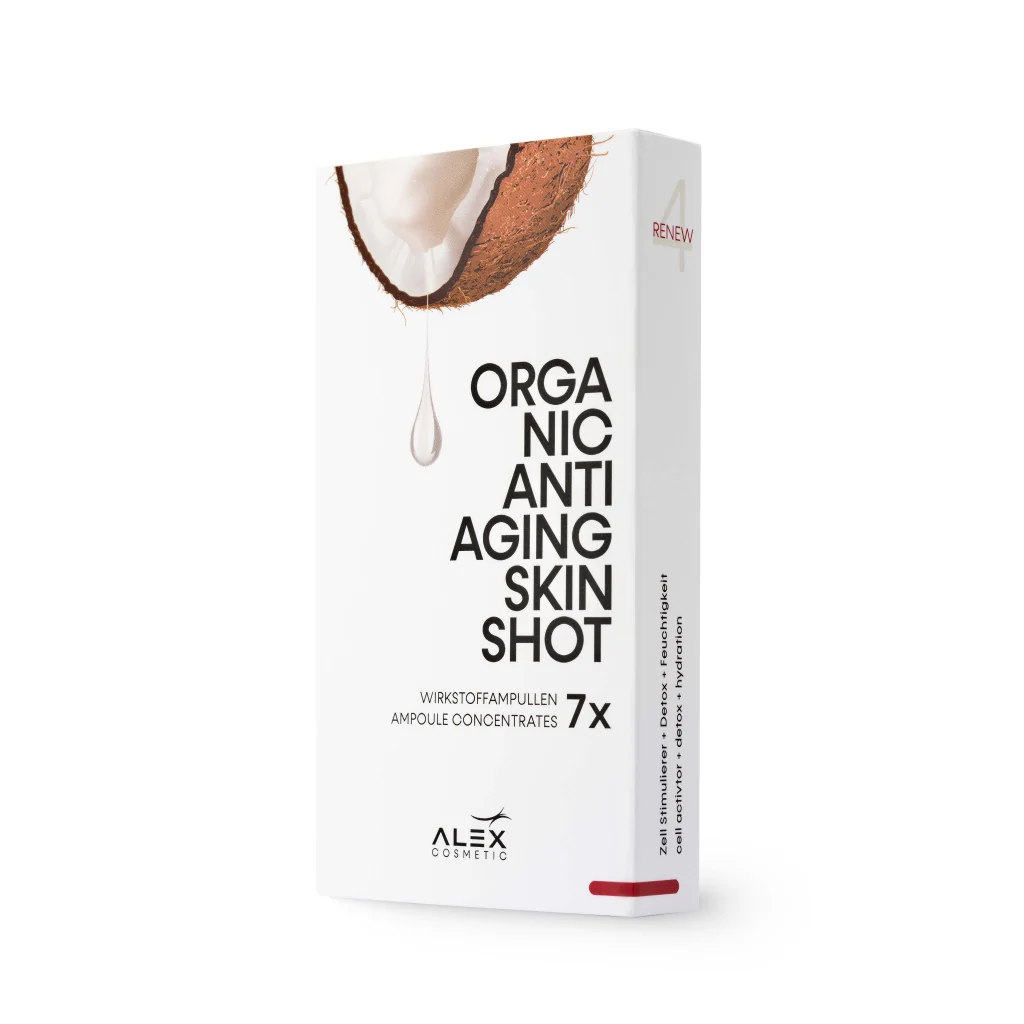 Alex Organic Anti-Aging Skin Shot ampulės prieš odos senėjimą