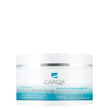 ZARQA Magnesium kūno sviestas brandžiai odai