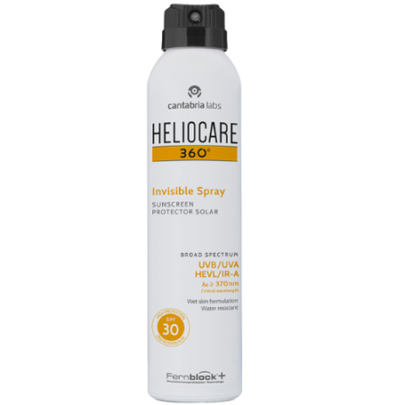 HELIOCARE 360 INVISIBLE APSAUGINIS PURŠKIKLIS KŪNUI NUO SAULĖS SPF50+, 200 ML