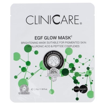 Clinicare EGF GLOW, Raminanti, atjauninanti kaukė prieš pigmentaciją, 35ml.