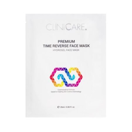 Clinicare PREMIUM TIME REVERSE Face Mask/ Jauninamoji hidrogelio kaukė, 1 vnt.