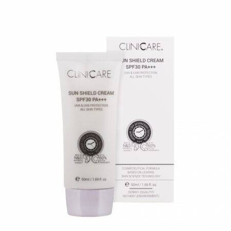 Clinicare Sun Shield Cream SPF30, Drėkinamasis kremas nuo saulės, 50 ml
