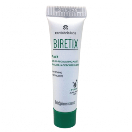 Biretix sebumą reguliuojanti veido kaukė, mėginėlis