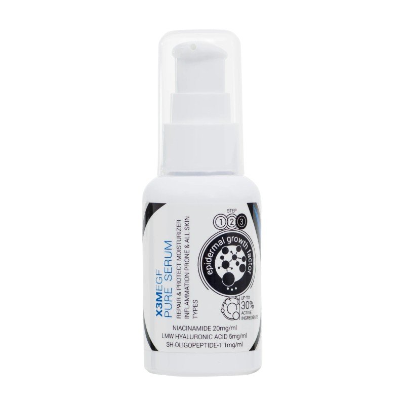 EGF EXTRA PURE Serum Serumas prieš odos senėjimą, priešuždegiminis poveikis, 50 ml.