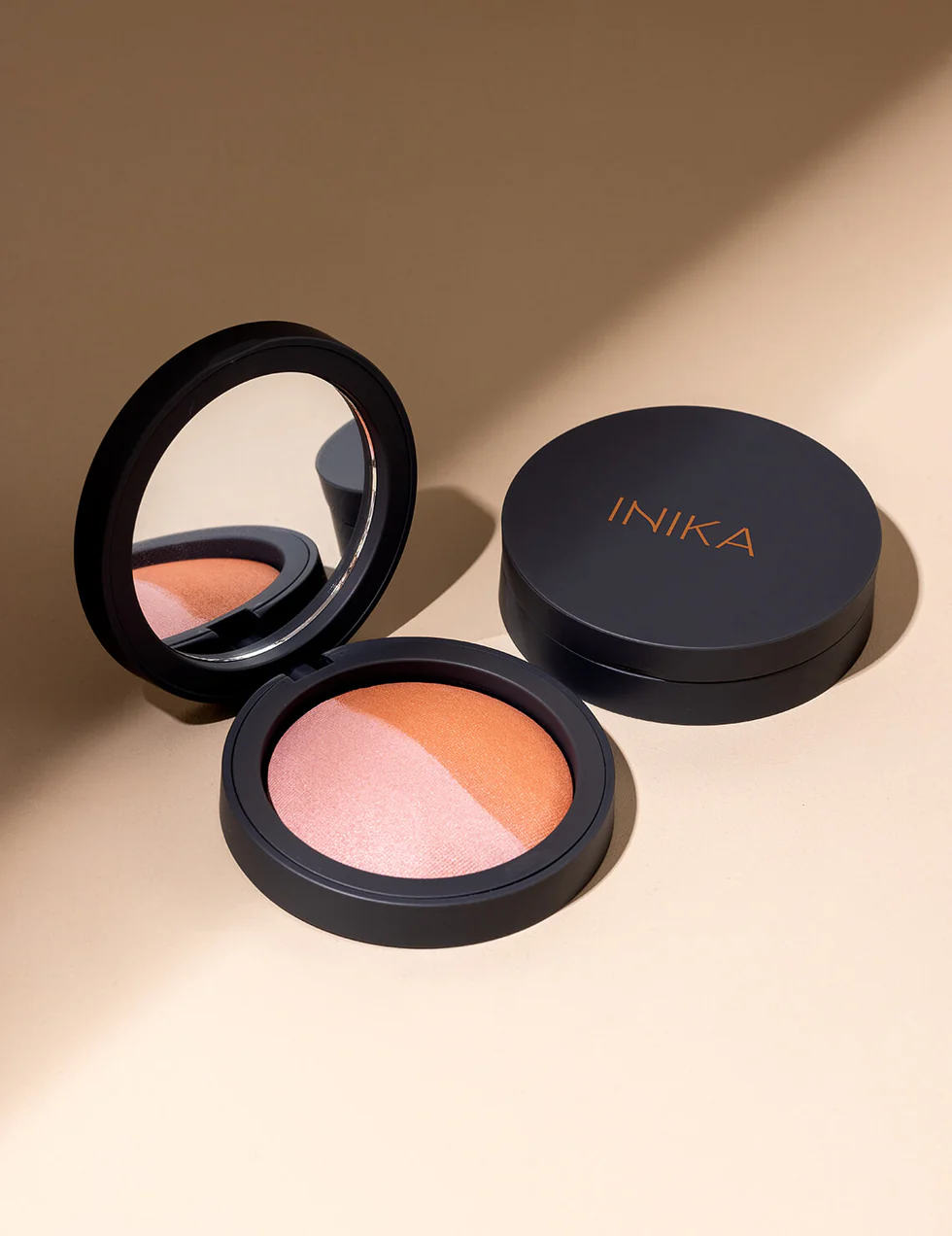 INIKA ORGANIC KOMPAKTINIAI MINERALINIAI SKAISTALAI DUO, 6.5 g