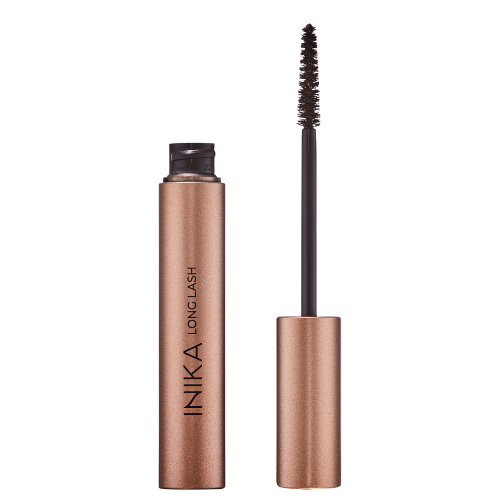 INIKA ORGANIC ilginamasis veganiškas blakstienų tušas BLACK, 8 ML