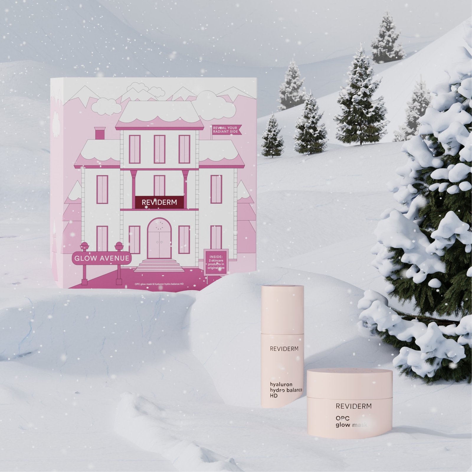 odosreceptai.lt reviderm REVIDERM Glow drėkinantis veido kosmetinos rinkinys 2025