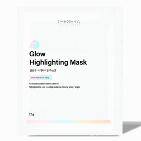 THESERA Glow švytėjimo suteikianti veido kaukė, 1x25 g