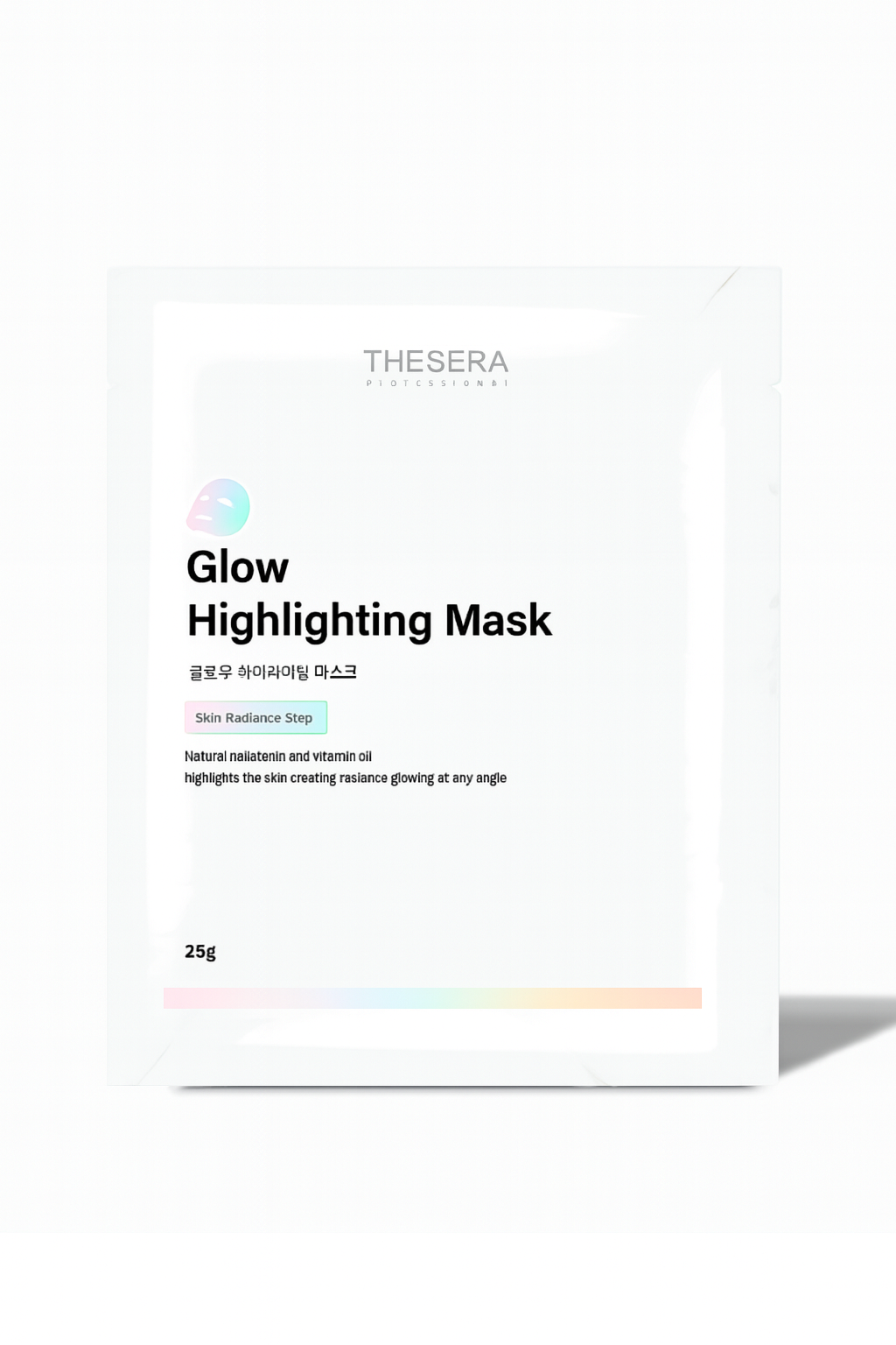 THESERA Glow švytėjimo suteikianti veido kaukė, 1x25 g