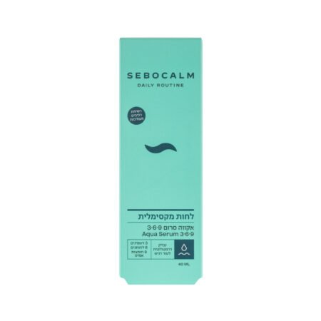 SeboCalm Drėkinamasis serumas „AQUA serum 369”, 40ml.