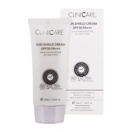 Clinicare Sun Shield Cream SPF30, Drėkinamasis kremas nuo saulės, 50 ml