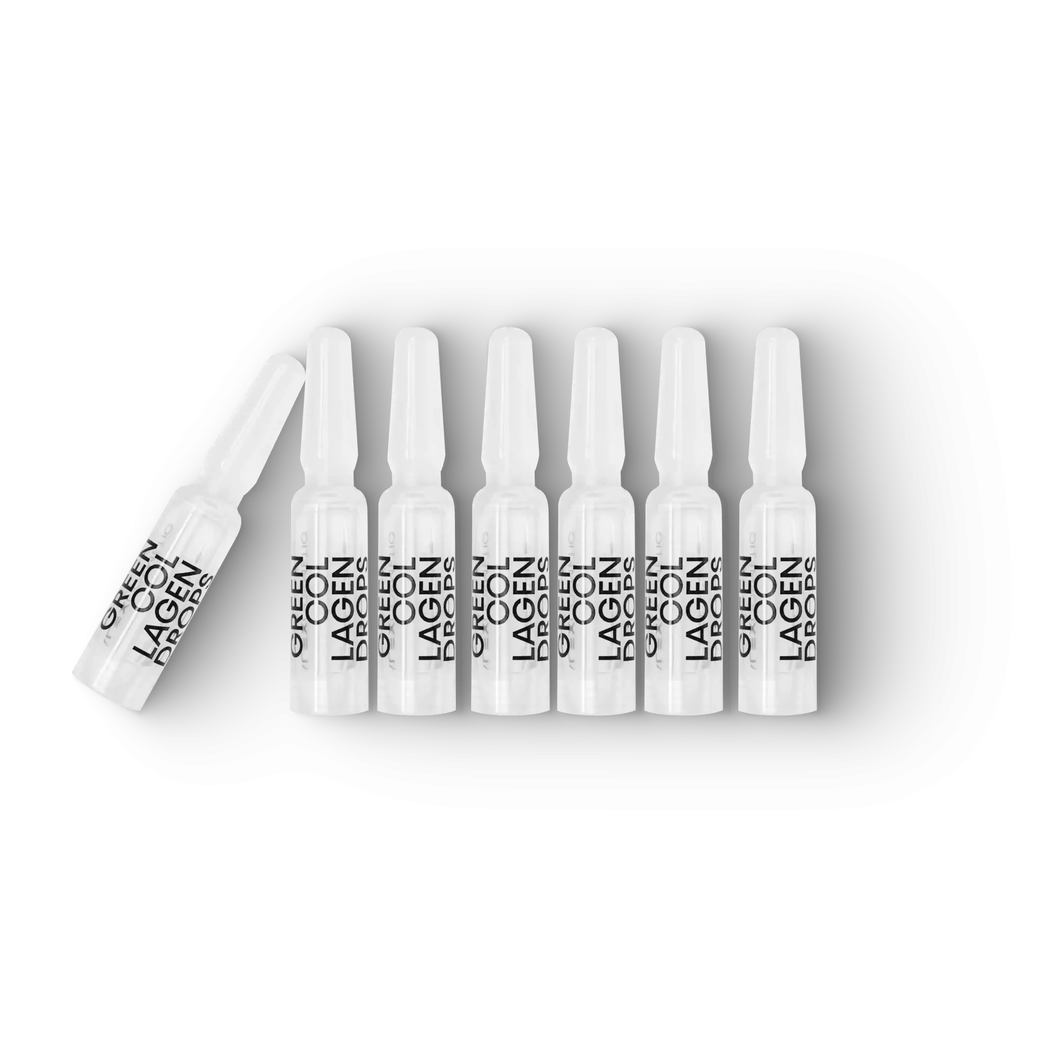 ALEX COSMETIC Green Collagen Drops – stangrinančios kolageno ampulės