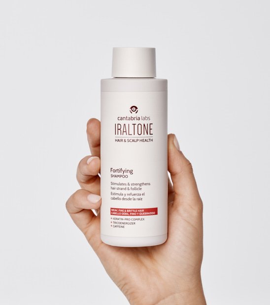 IRALTONE ŠAMPŪNAS SU KOFEINU NUO PLAUKŲ SLINKIMO