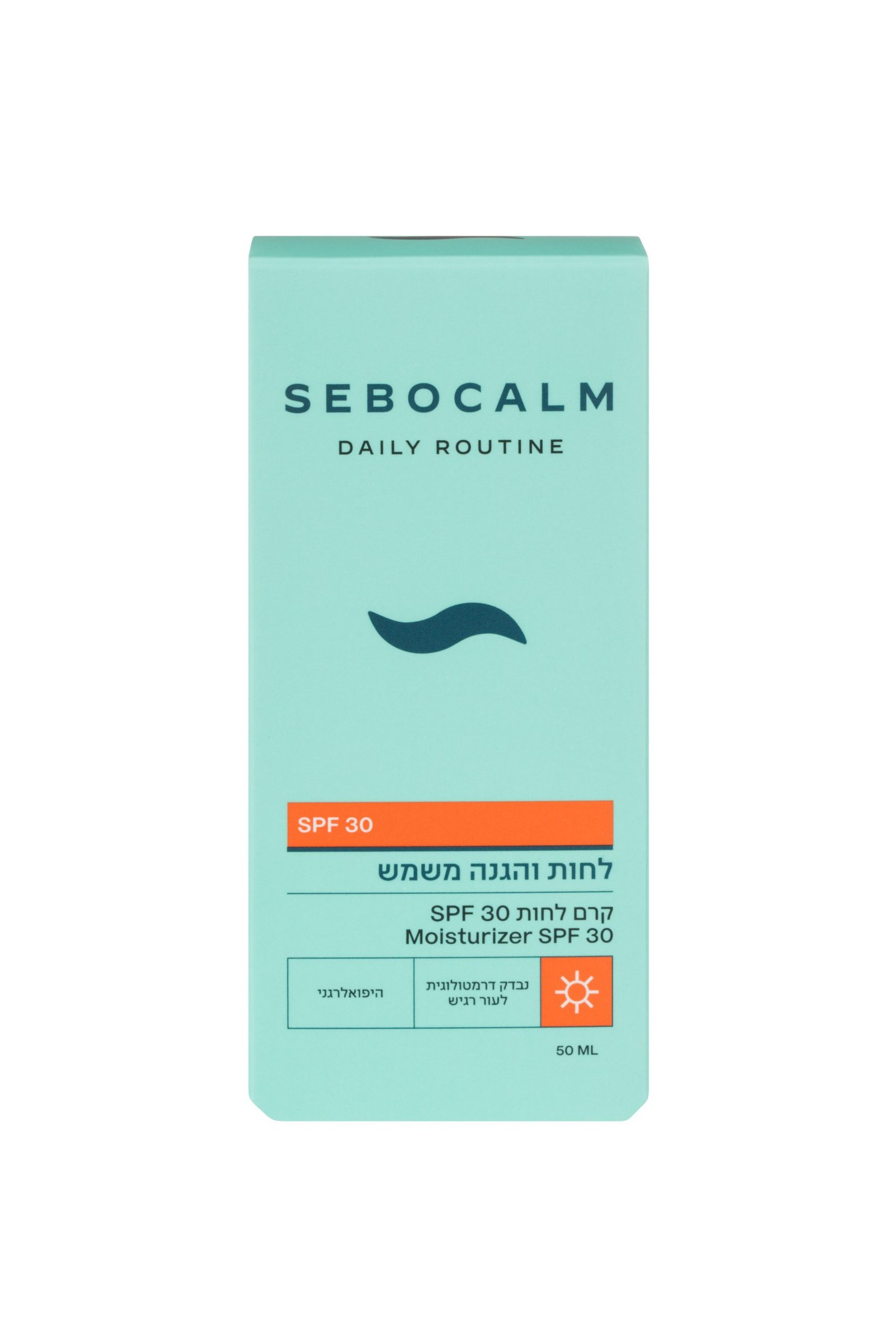 SeboCalm SPF 30 drėkinamasis veido kremas