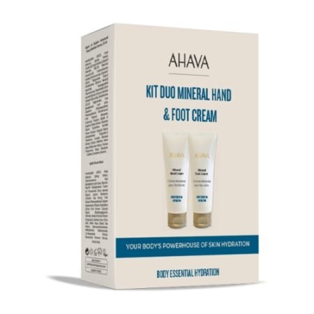 AHAVA rinkinys: mineralinis rankų ir pėdų kremas (2x100ml)