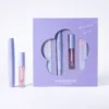 BLONDESISTER „Mini Box Essential“ dežutė (juodos spalvos tušas 12 ml ir bespalvis lūpų aliejus 2,5 ml)