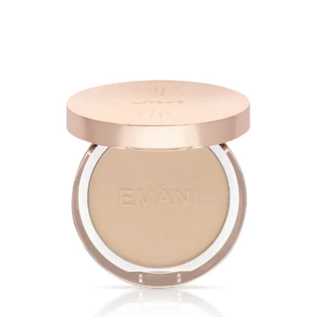 EMANI matizuojantis kompaktinis mineralinis makiažo pagrindas „Flawless Matte Foundation“, 12 g
