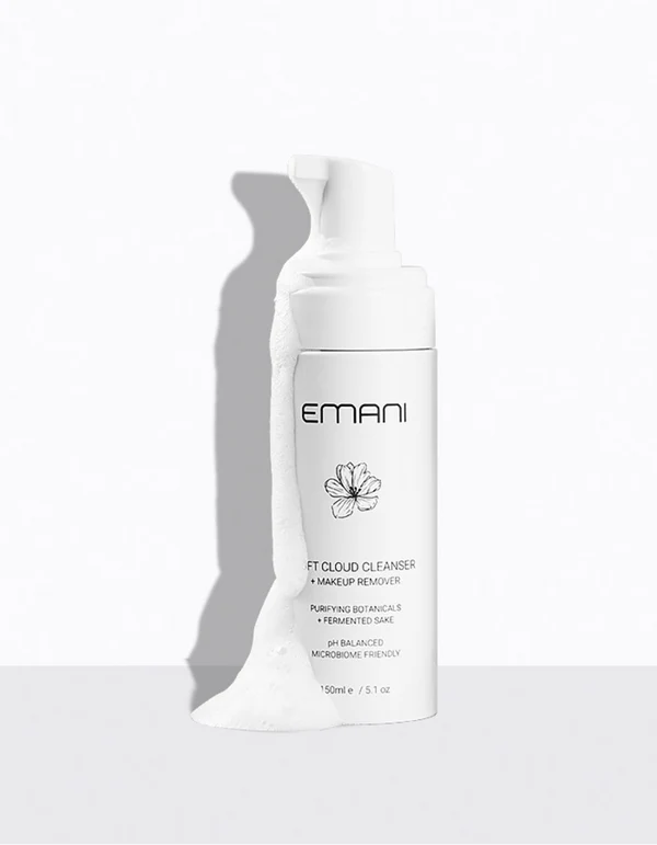 EMANI veido prausiklis Soft Cloud Cleanser + Makeup Remover