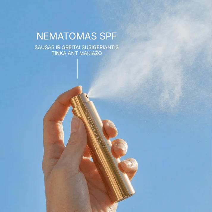 apsaugine-UV-apsaugos-dulksna-nematomas-TOUCH-UP-MIST-SPF50-dermeden DermEden Apsauginė UV dulksna TOUCH UP MIST SPF50