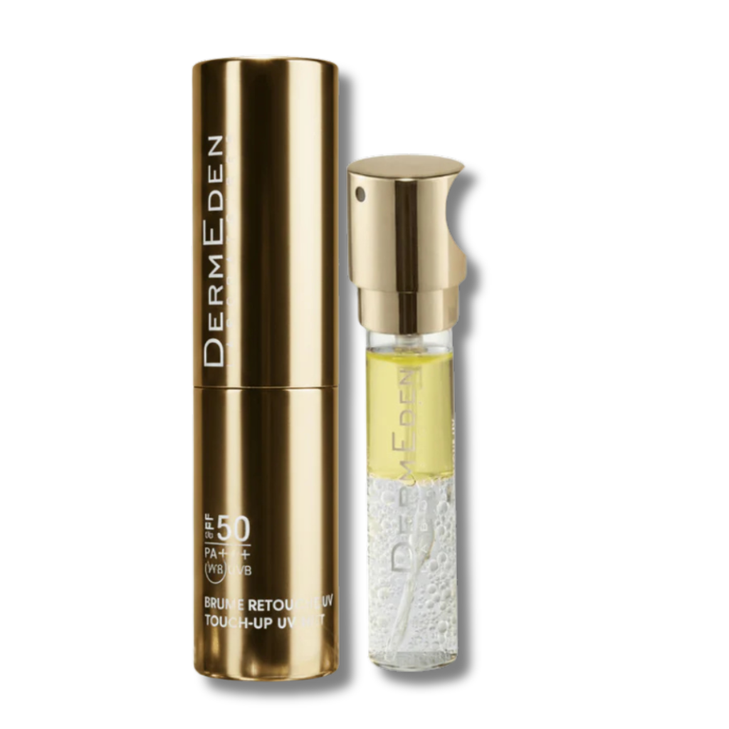 x10 (3) DermEden Apsauginė UV dulksna TOUCH UP MIST SPF50
