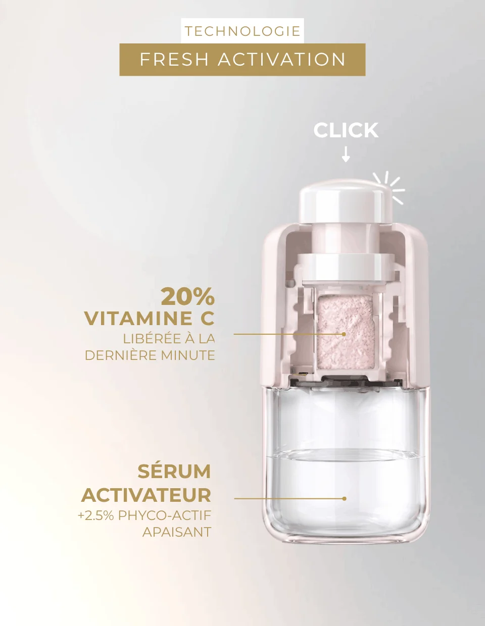 DERMEDEN C-POWDER FLASH – intensyvus serumas su 20 % gryno vitamino C, 2×2,3 ml