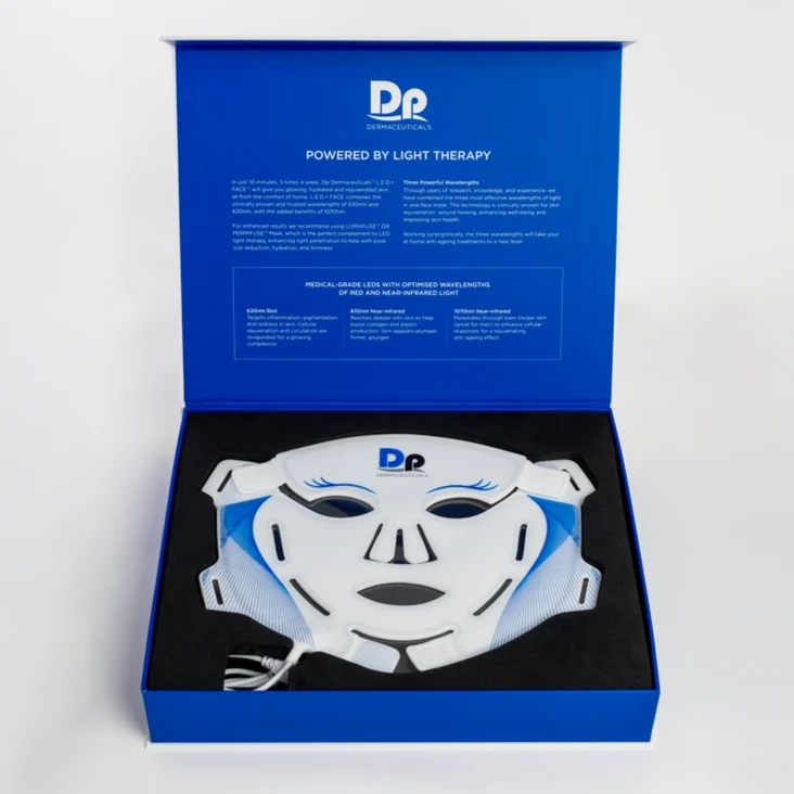 led kaukė odosreceptai.lt. dermapen DERMAPEN LED Kaukė "Dermaceuticals LED FACE™ Mask